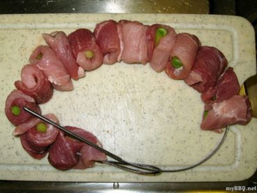 Grillnadeln aus Edelstahl, Spieße zum Grillen und Backen.