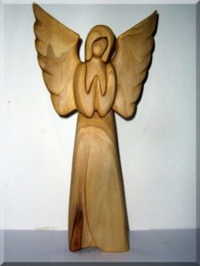 Statuette, Engel, der herein betet. 25 cm