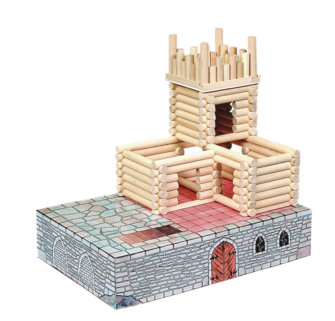Schloss Holzbausteine ​​für Kinder, Spielzeug