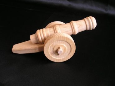Holzkanone, Kanone