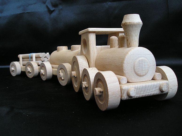 Holzzug Holzspielzeug Geschenke für Fahrer
