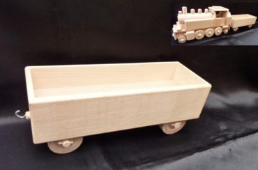 Anhängerwagen zur Lokomotive DR Holzspielzeug Geschenke für Lokführer Holzgeschenke Holzspielzeug für Kinder