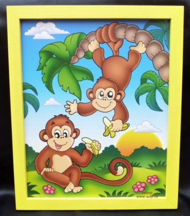 Affen, Affe Kinderbilder an der Wand
