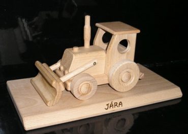 Hölzerner Spielzeugtraktor Holzgeschenke