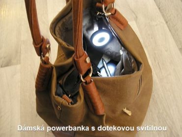 Damenlampe Lampe, Taschenlampe in einer Tasche mit 500 mAh PowerBank