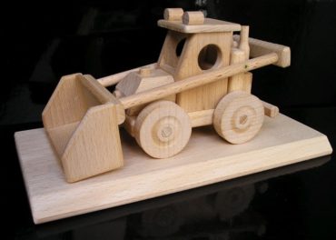 Landwirtschaftlicher Lader auf Geschenkbasis Holzgeschenke Bulldozer