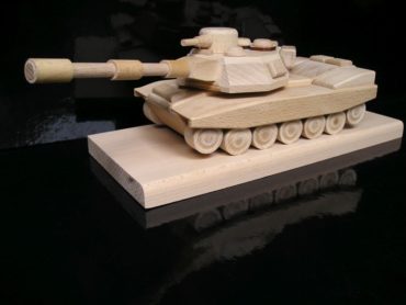 Militärpanzer Holzgeschenk für Figuren
