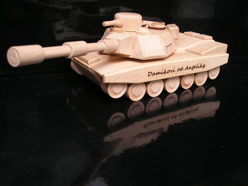 Spielzeug für Jungen Militärpanzer Holzgeschenke und Spielzeug