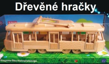 Holzspielzeug Straßenbahn Holzgeschenke