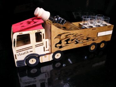 Lkw zum Geburtstag Flaschen