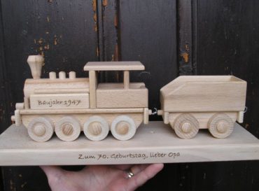 Dampflokomotive, Zuggeschenk