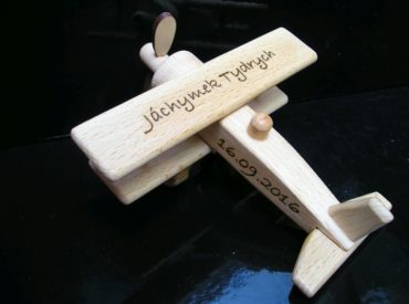 kleines Flugzeug, Holzflugzeug Spielzeug