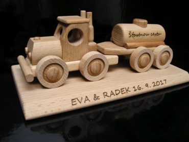 Geschenk für LKW-Fahrer, Holzauto