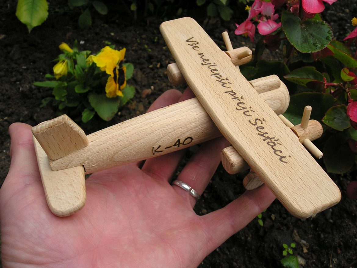 Holzflugzeug für Kinder – Holzspielzeug – Flugzeuge