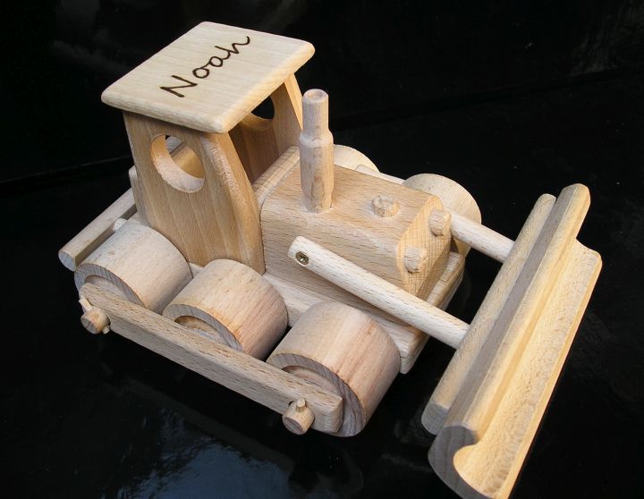 Tatra Lastwagen und Holz Bulldozer Holzspielzeug