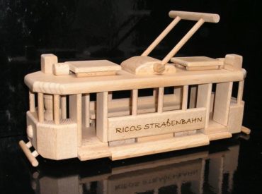 Holzgeschenke für Fahrer, Straßenbahn Holzspielzeug