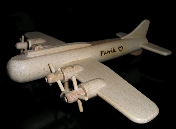 Großes Flugzeugspielzeug, B17 Propeller Bomber Geschenk für Jungen