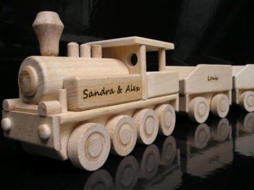 Dampflokomotive Holzspielzeug für Jungen