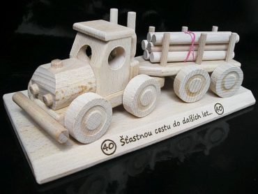 Wald-LKW, Holz-Spielzeug-LKW