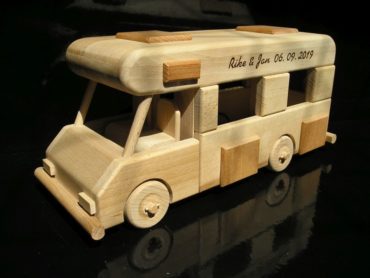 Wohnwagen, Wohnmobil, Holzspielzeug Geschenk.