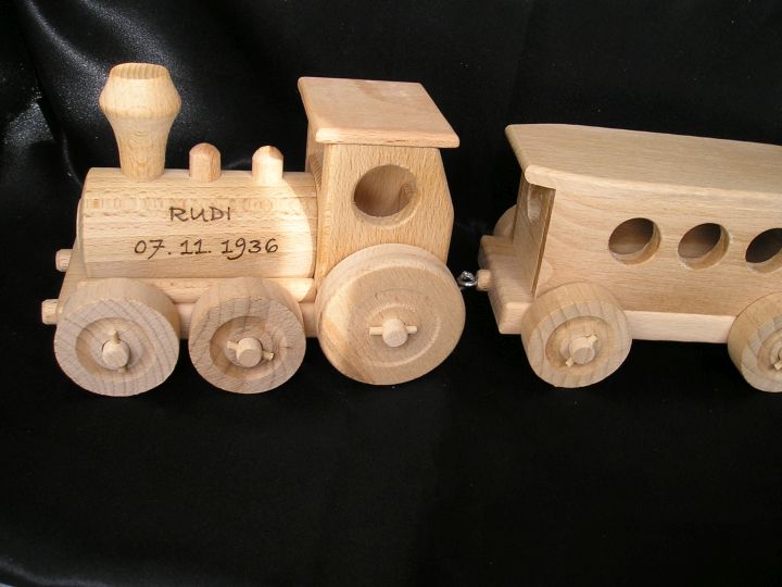 Holzzüge für die jüngsten Kinder Holzspielzeug Holzgeschenke