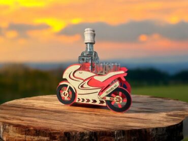 Sport-Motorrad Geschenk Flasche