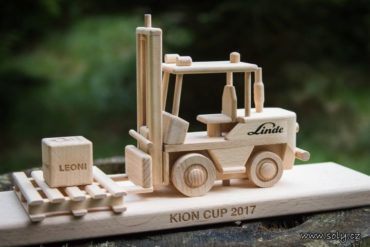 Gabelstapler Eidechsen Holzgeschenke und Spielzeug