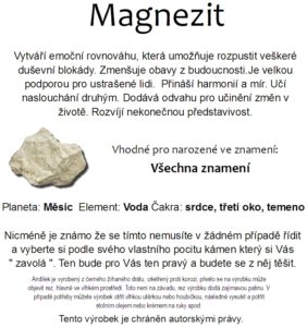 kameň magnezit podľa horoskopu