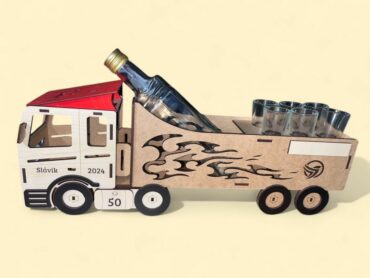 Flasche Truck zum 40. 50. Geburtstag