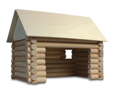Cottage Blockhaus Baukasten Holzset Spielzeug für Kinder