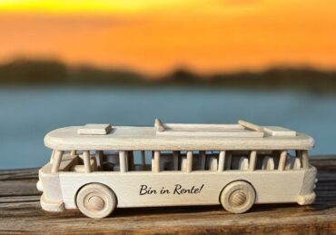 Geschenk für Busfahrer im Rentenalter