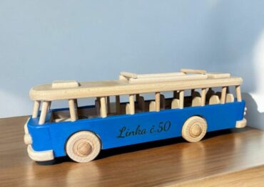 Geschenk für einen blauen Busfahrer