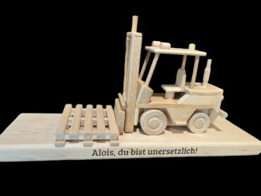 Gabelstapler-Ruhestandsgeschenk