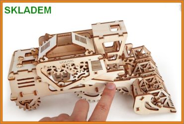 Kombinieren Sie mechanisches Puzzle, 3D-Technik-Kit, Holzspielzeug
