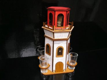 Geschenk für einen Seemann eine Flasche Alkohol