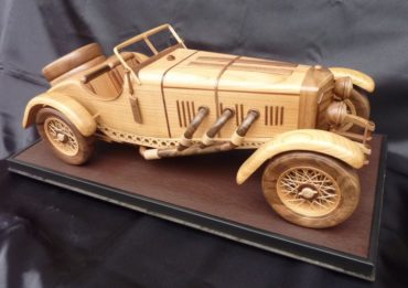 Mercedes SSKL Holzfahrzeugmodelle