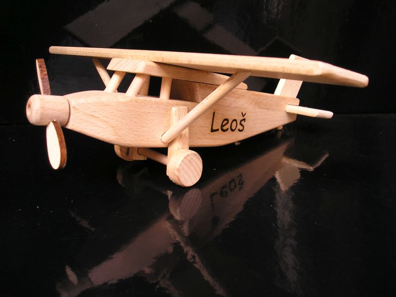 Holz Flugzeug Typ Pilatus Holzspielzeug Geschenke für Pilotenhračky | darčeky pre pilotov