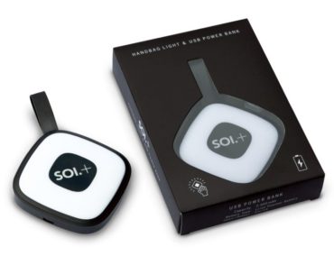 2000 mAh PowerBank mit LED Handtaschenlicht