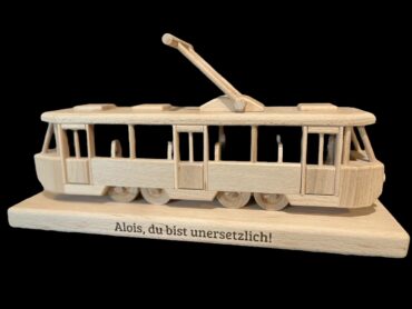 Straßenbahn Geschenk Ruhestand