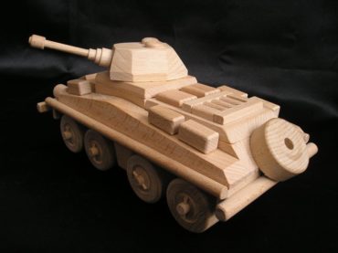 Militärtransporter, Panzer. Holzspielzeug, Geschenke für Soldaten