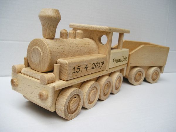 Lok, Lokomotiven, Züge, Holz, Spielzeug, für Kinder