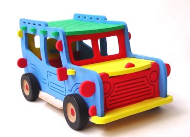Riesiger Jeep Offroad-Bausatz, großes Schaumstoffspielzeug