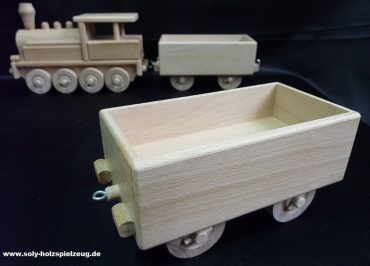 Güterwagen für Dampflokomotive Holzspielzeug Geschenke für Fahrer