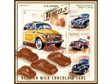 Classic Wheels | Čokoládová Mini Autá 200g | Belgická čokoláda, cukríky