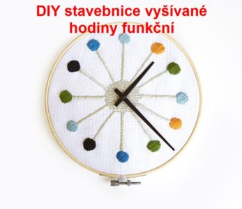 DIY vyšívané nástenné hodiny | detské vyšívanie | stavebnica