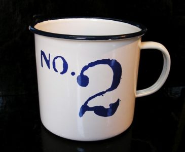 Plechový hrnček 0,4 l No.2, na čaj kávu