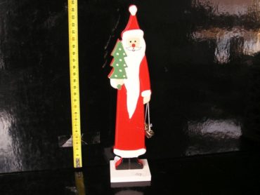 Dekoračná drevená postava Santa Klausa