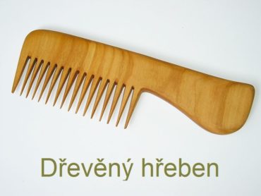 Holzkamm für Haare