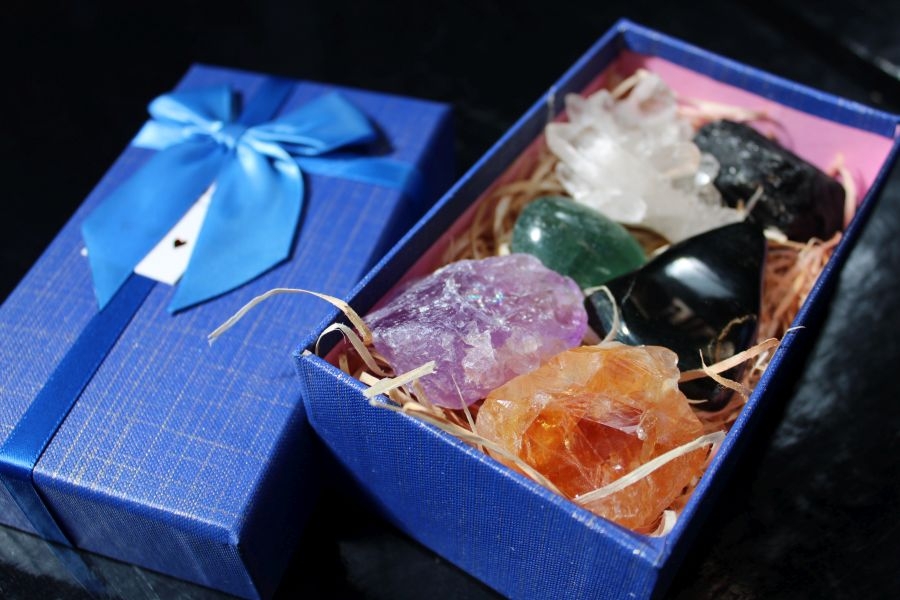 Edelstein-kristalle-geschenk-set