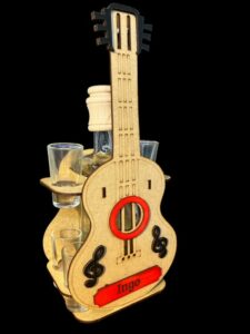Gitarre Flasche Geburtstag Geschenk